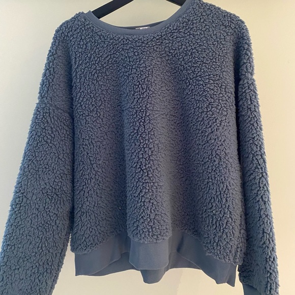 Plush Teal Crewneck - Picture 1 of 2